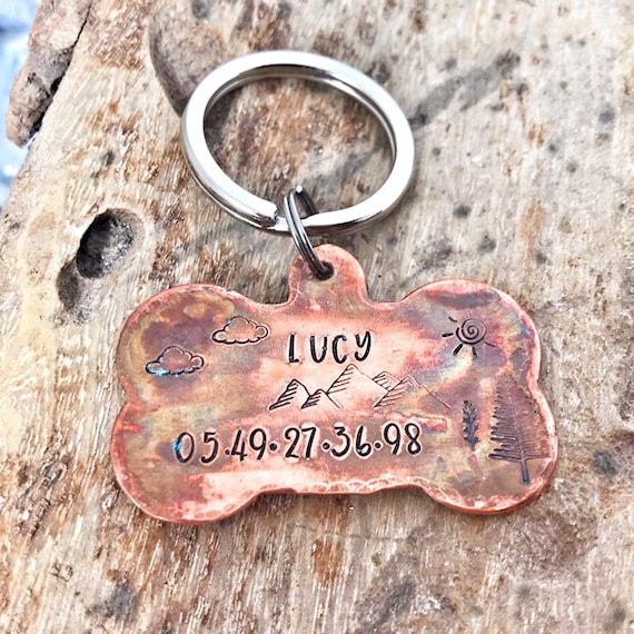 Rustic 2025 dog tags