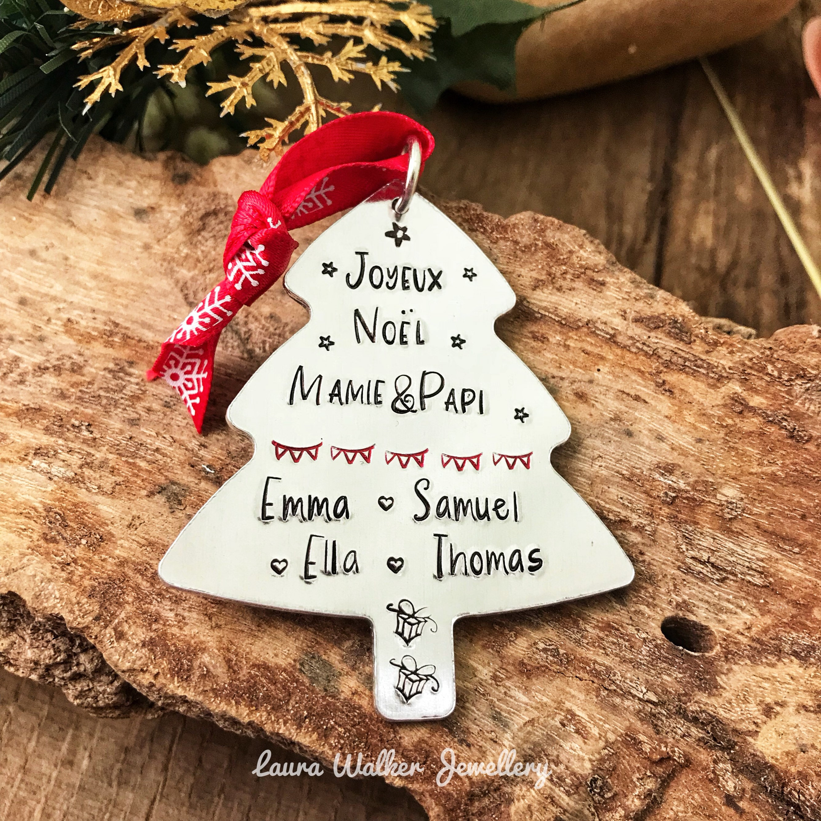 Cadeau Noël GrandParents Boule de Noël Personnalisée Déco Etsy