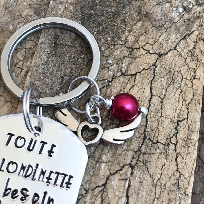 Idée Cadeau Amie Porte Clé Gravé Message Personnalisé Cadeau - Etsy France