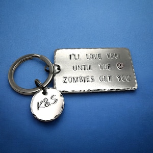 Zombie-Schlüsselanhänger, Zombie-Geschenkpartner, Until the Zombies Get You Geschenk, Zombie-Schlüsselanhänger Freund