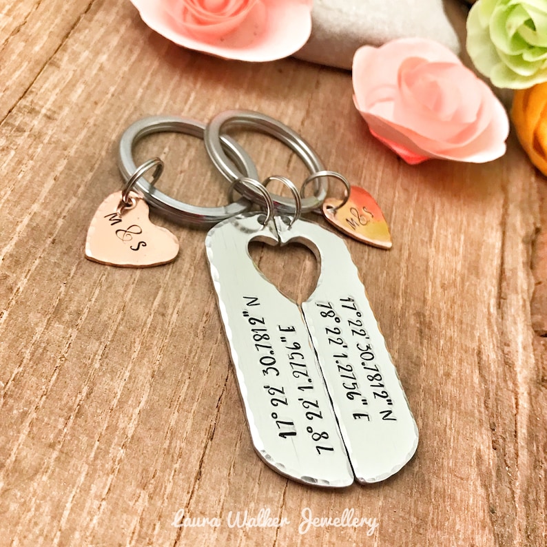 POIUYTRE Saint Valentin Cadeau Saint Valentin Homme Porte Cles Couple Cadeau Couple Idee Cadeau Couple Cadeau Anniversaire Couple (1