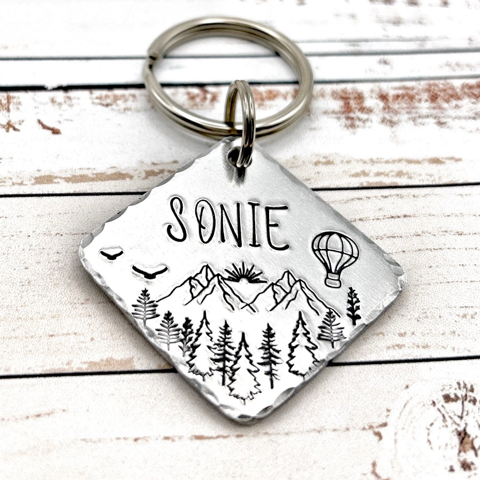 Dog Name Tag, Personalized Aluminium Pet ID Tag, Pet ID Tags, Dog Tag Collar, Aluminium Dog Tag, Custom Identity Tag Dog
