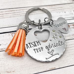 Porte Clé ATSEM, Cadeau ATSEM, Porte Clé Personnalisé, ASTEM trop Géniale