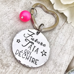 New Tata Keychain, French Aunty Keychain, Je suis une Tata qui Déchire
