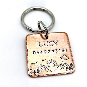 Copper Dog Medal - Custom Copper Pet Tag