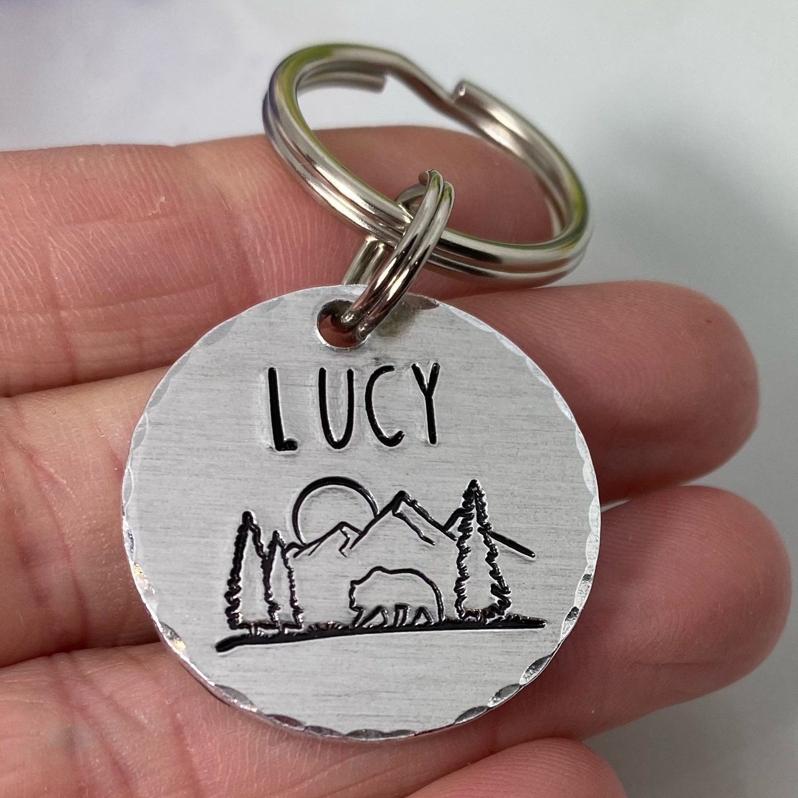 Hunde namensanhänger personalisiertes Etsy