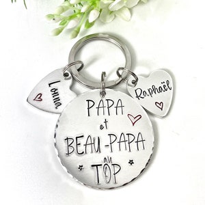 French Step Dad Keyring, Beau Papa Keyring image 4