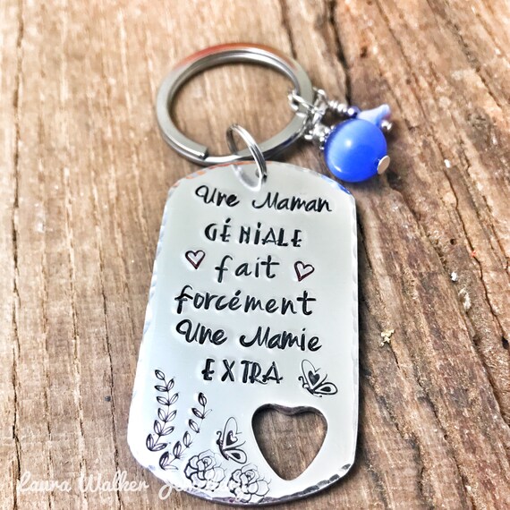 Porte-Clé Photo Personnalisé - Gravure Sur Inox Brossé - Cadeau Unique Pour Anniversaire, Fête Des Pères Ou Saint-Valentin