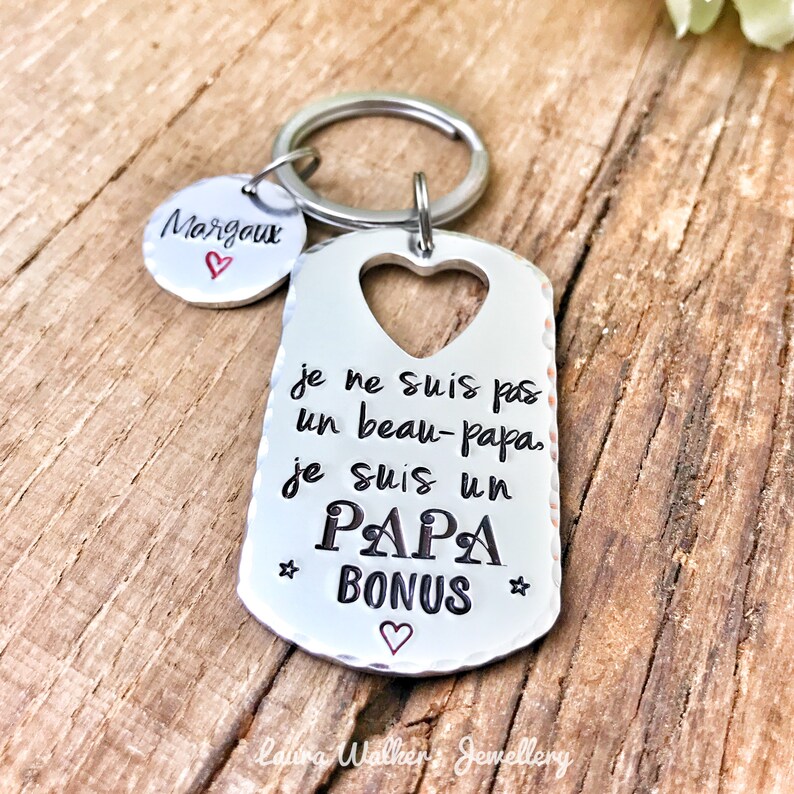 Cadeau Beau Papa Porte Clé Gravé Personnalisé Beau Père - Etsy France