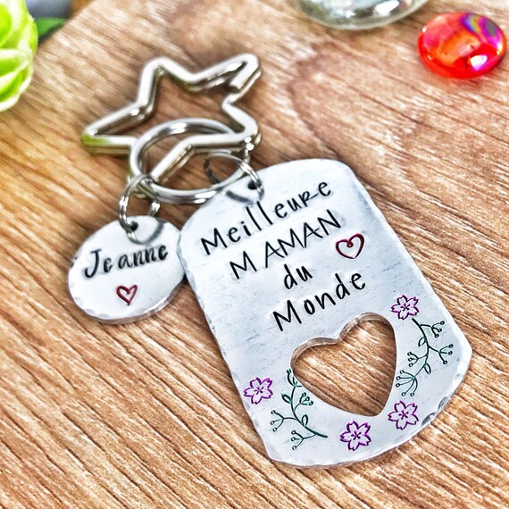 VZIUYTRE Porte-clés Mamie Cadeau Fête Des Grands-mères Et Fête Des Mères - Porte Clefs Famille - Cadeau Femme Anniversaire Noël Naissance (1