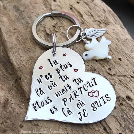 Porte Cle Grave Personnalise Porte Cle Citation Victor Hugo Etsy