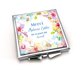 Personalised Mirror, Gift French Teacher