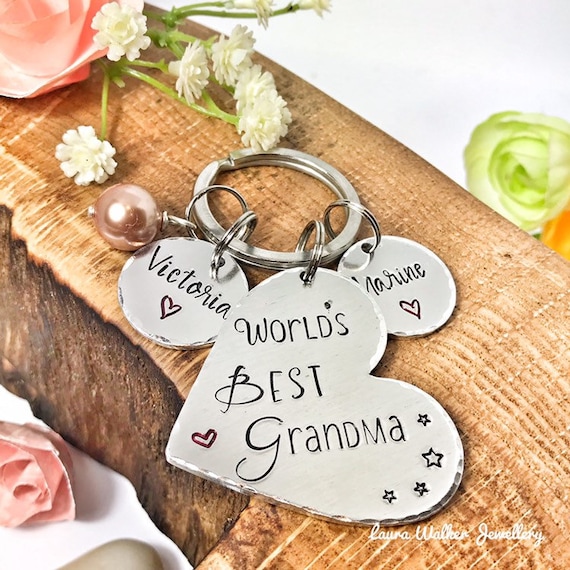 Best Grandma Keyring Best Grandma Keyring