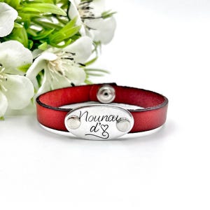 Cadeau Nounou, French Nanny Bracelet, Gift French Nanny, Cadeau Nounou, Nounou en Or