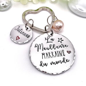 Marraine Cadeau, Meilleure Marraine, Keychain Marraine, Marraine Porte Clé