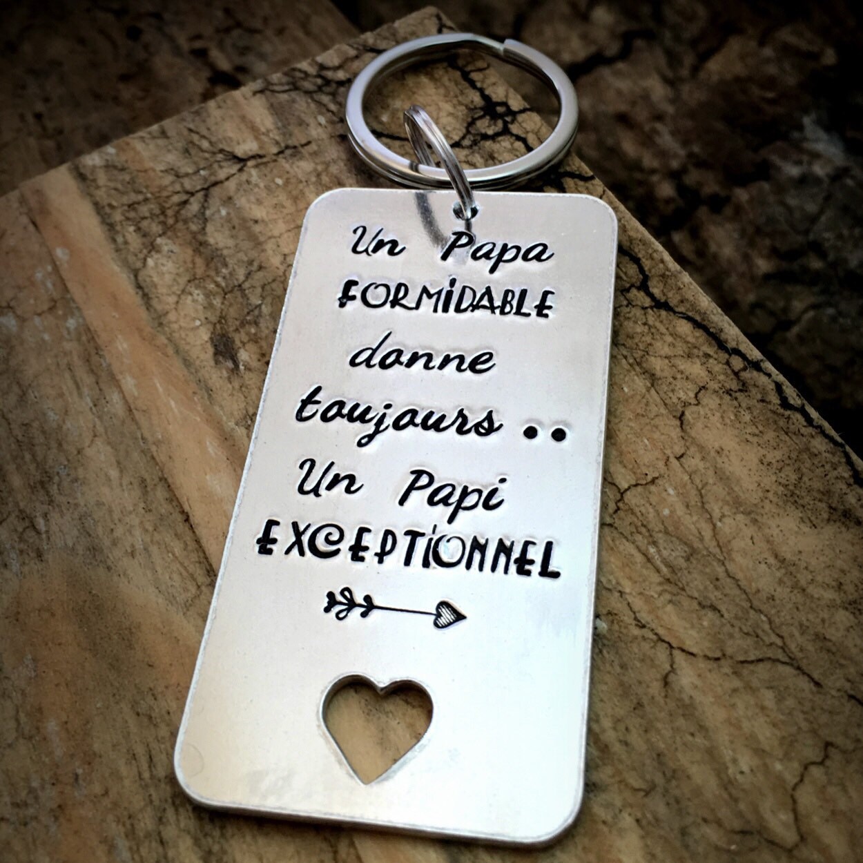 Cadeau Grand Pere Porte-clés Cadeau Papy Acrylique Porte-clés