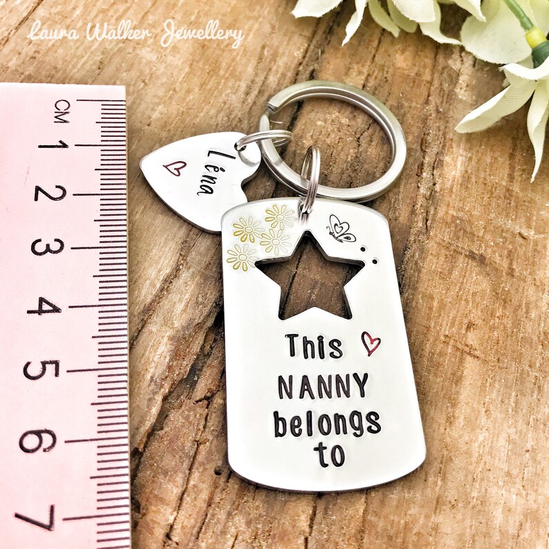 This Nanny Belongs To Keyring This Nanny Belongs To Personalised Nanny Keyring Custom Gift | Etsy