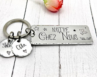 Gift New French Home Owner - Keyring for French Home
