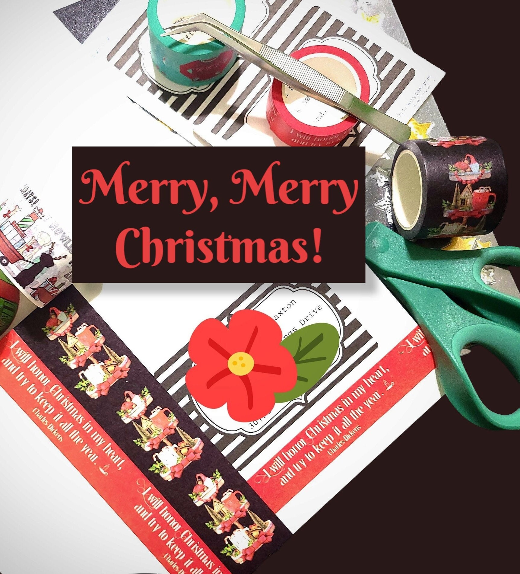 The Cute Christmas Washi Tape 