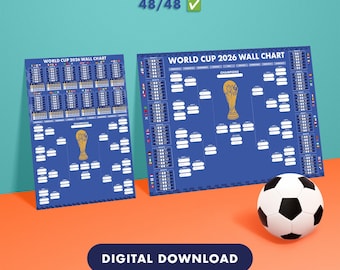 Track Every Match in Style: 2026 FIFA World Cup Wall Chart (Digital Download)