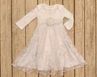 white dress for baby dedication