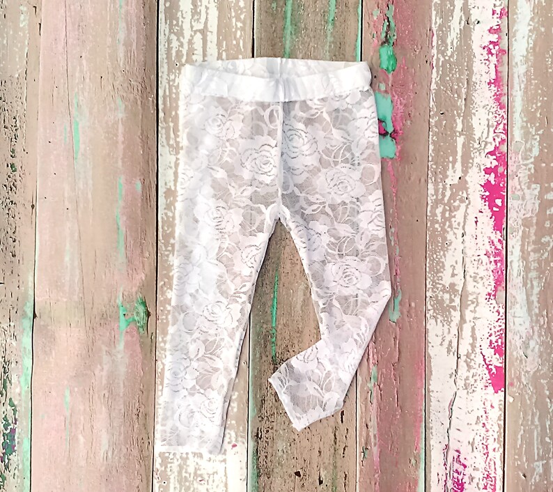 baby girl lace leggings