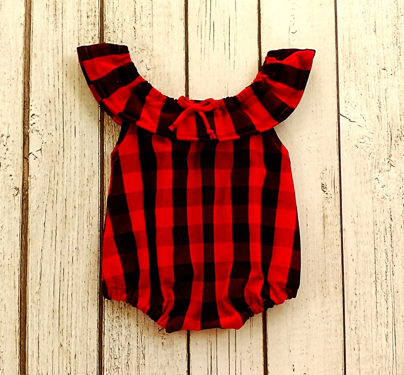 christmas romper baby girl