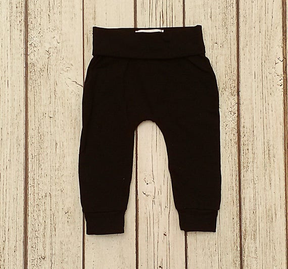 baby boy black jogger pants