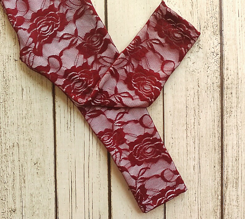 Christmas Tights Red Tights Burgundy Lace Tights Lace Toddler Leggings Baby Girl Tights Girls Christmas Leggings Girls Lace Leggings