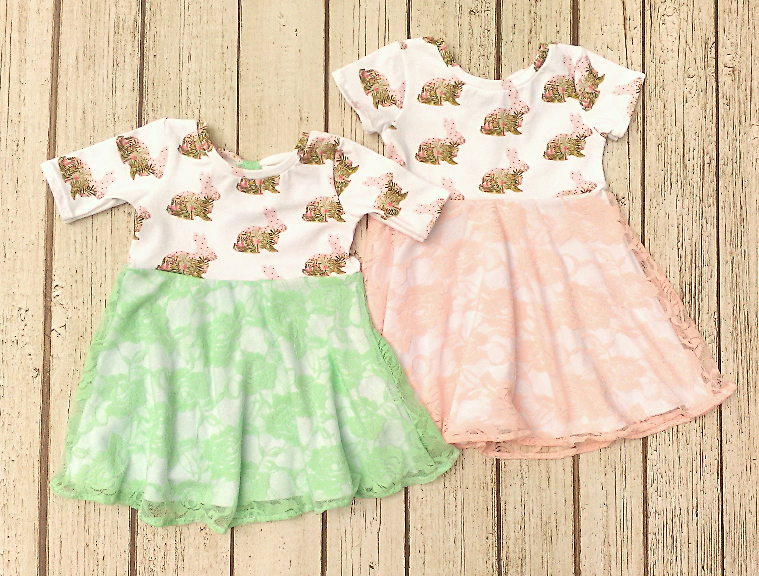 matching easter dresses for sisters