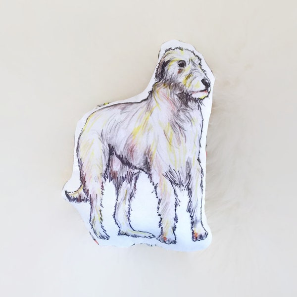 Irish Wolfhound Plush Toy Etsy