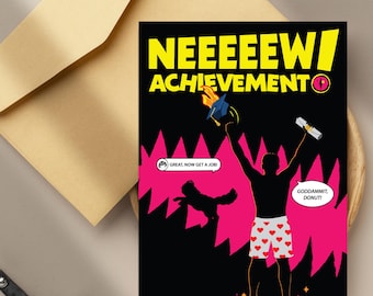Biglietti di laurea di Dungeon Crawler Carl, 2 versioni / Nuovo obiettivo! Congratulazioni Crawler (Download digitali)