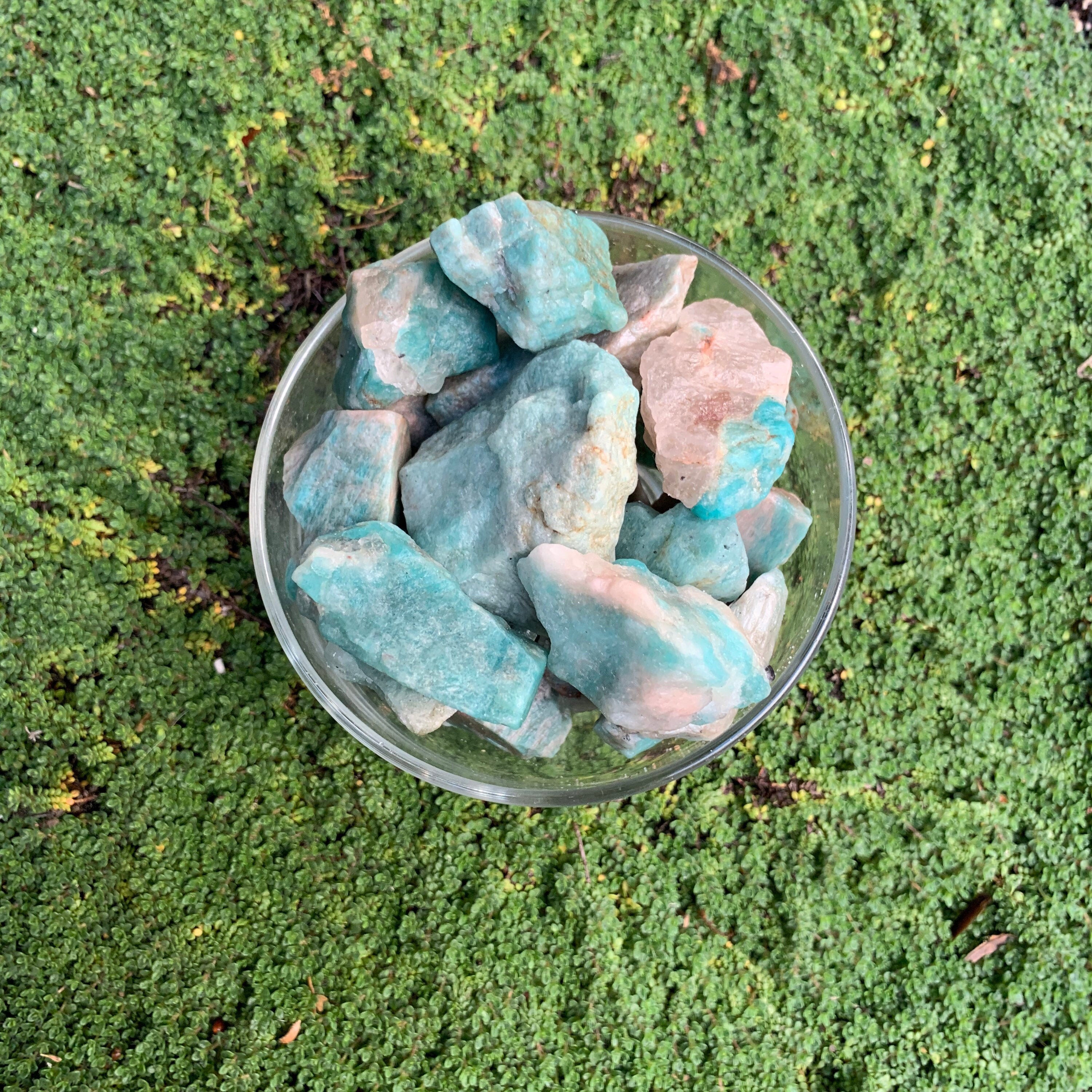 Raw Amazonite Stones 1 2 Inch Grade 12 Pieces Per Etsy