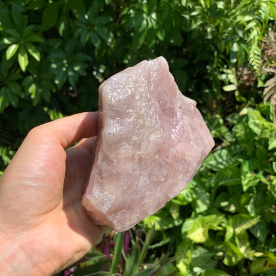 Blue Rose Quartz Raw Crystal Specimen Ethically Sourced from Madagascar