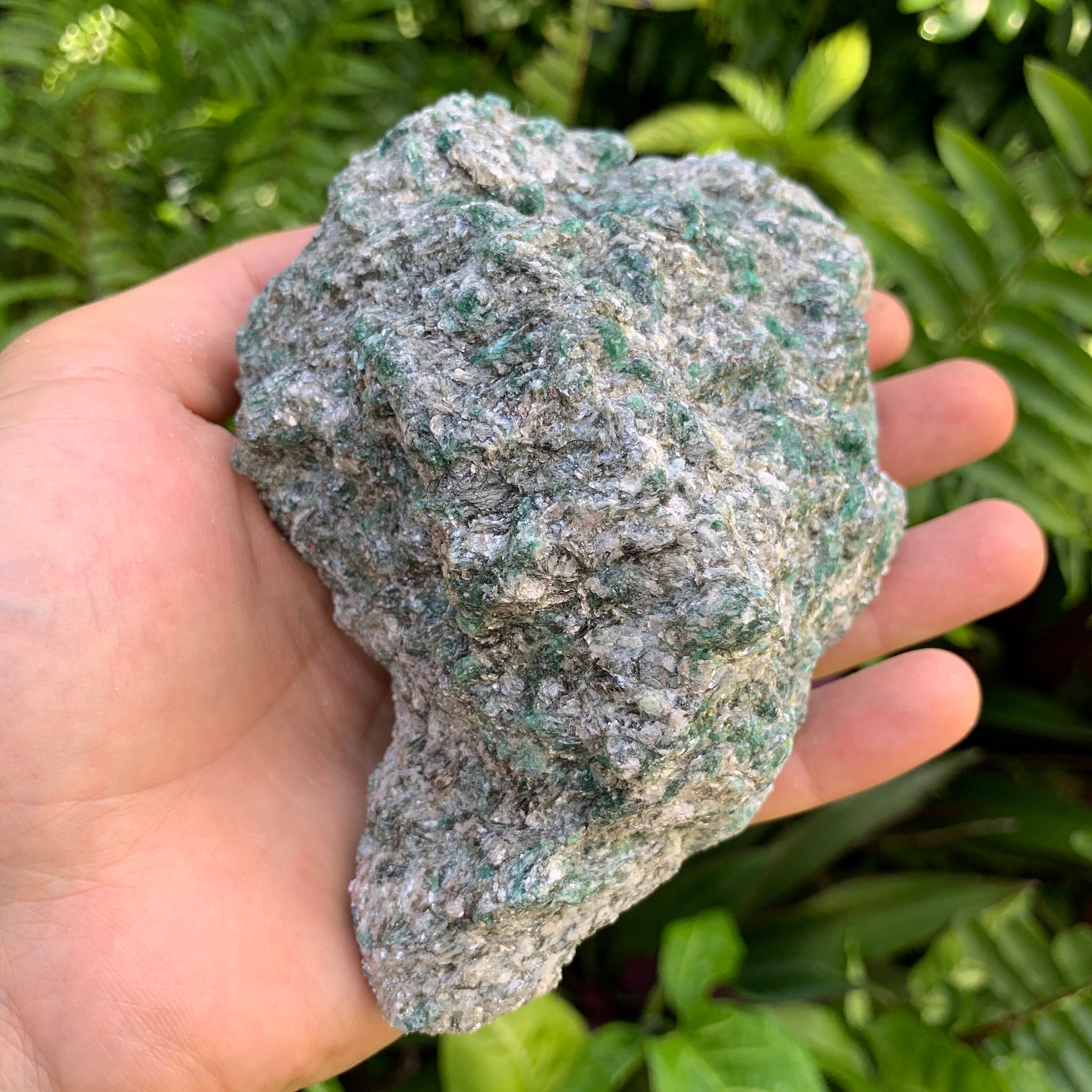Raw Emerald Crystal Specimen AA Grade with Glittery Mica | Etsy