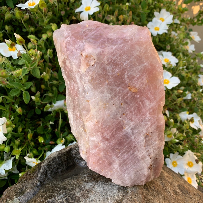 raw lavender rose quartz raw lavender rose quartz