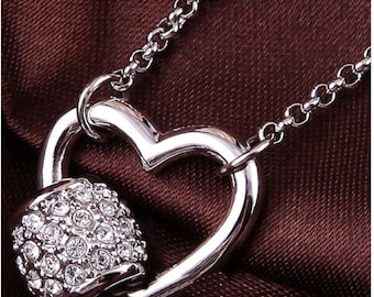 Sweet Heart Pendant Necklace - Etsy
