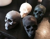 8oz large colored skull candle halloween candle design candle home decor halloween decoration pillar candle