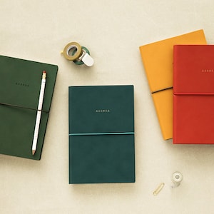 2024 large agenda / leather diary / leather planner / bullet journal note