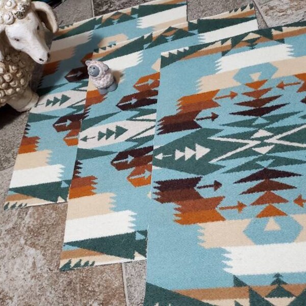 Pendleton Wool" Remnant" fabric blanket piece. free shipping 3 pieces