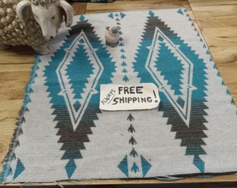 Pnw Wool Fabric Southwesternwool. remnant Fabric Blanket Wt. Piece ...