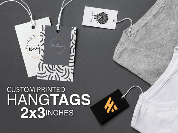 Custom Printed Clothing Tags ~ Hang Tags ~ Pricing Tags ~ Product Tags