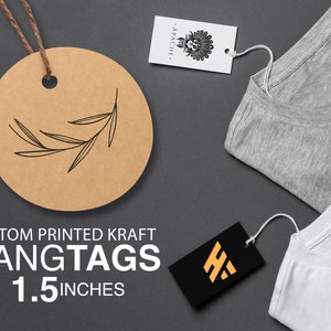 Etichette rotonde Kraft personalizzate per abbigliamento, etichette per abbigliamento, etichette per abbigliamento personalizzate, etichette per abbigliamento personalizzate, etichette rotonde Kraft