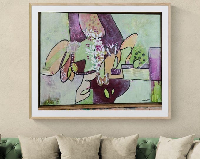 Featured listing image: Crimson Abstract Garden