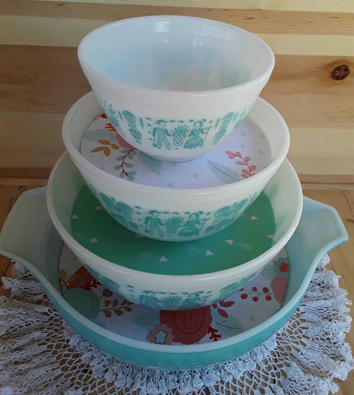 Pyrex Bowl Display Stacking Solution Etsy