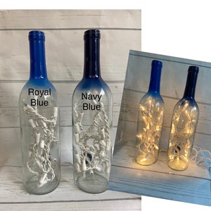 Nurse gift God found the strongest women and made them nurses Lighted wine bottle image 4