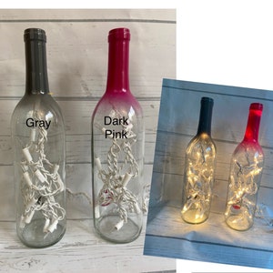 Nurse gift God found the strongest women and made them nurses Lighted wine bottle image 3