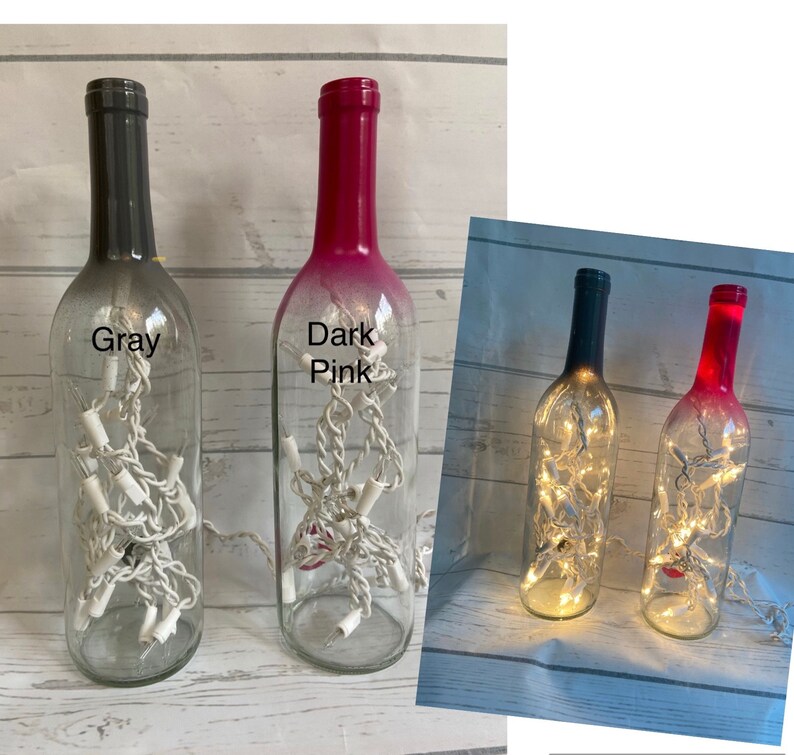 Nurse gift God found the strongest women and made them nurses Lighted wine bottle image 3