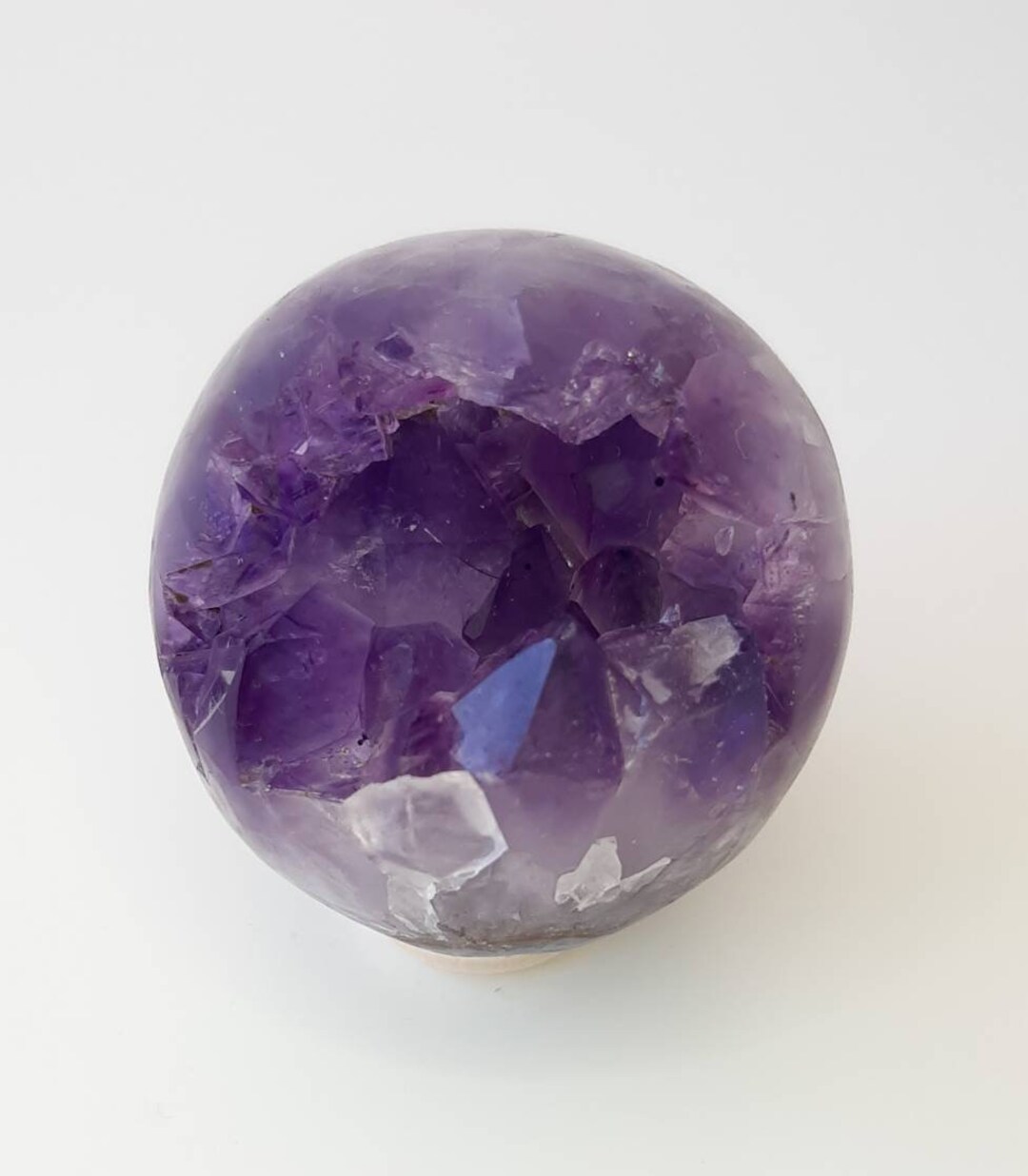 Amethyst Sphere Crystal Geode Sphere Amethyst Geode Sphere Agate Sphere ...