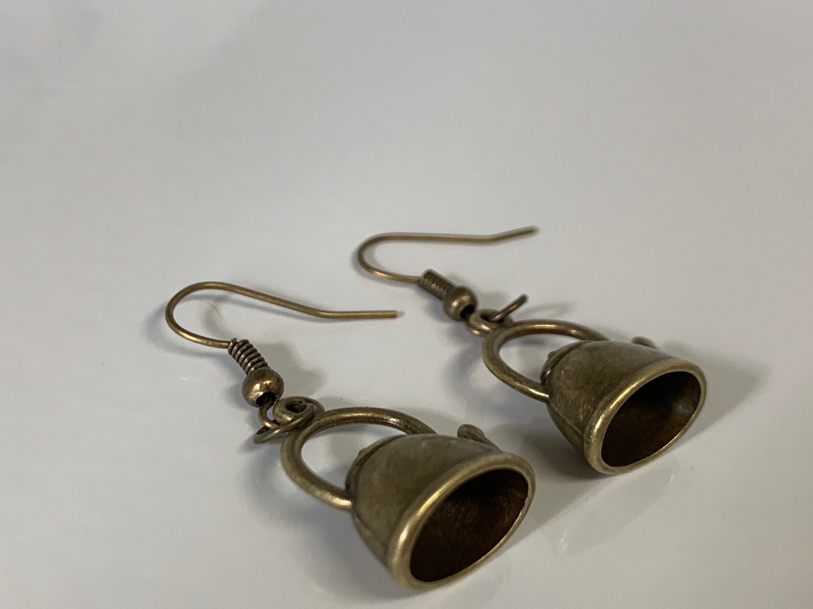 Antique Bronze Tea Kettle Earrings Etsy